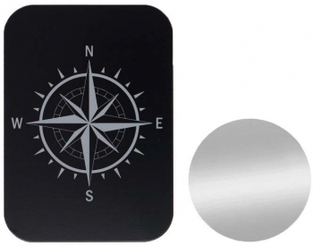 Set 2x Placuta Metalica Pentru Suport Auto Magnetic Cu Adeziv Kompass P-B32 