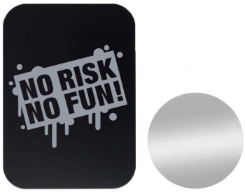 Set 2x Placuta Metalica Pentru Suport Auto Magnetic Cu Adeziv No Risk No Fun P-B16 