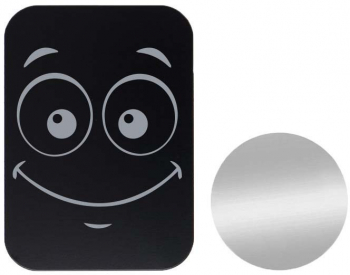 Set 2x Placuta Metalica Pentru Suport Auto Magnetic Cu Adeziv Smile P-B18 