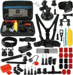 Set 53 de Accesorii Puluz Compatibile Gopro Geanta Monturi Floating 