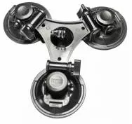 Sistem De Fixare cu 3 Ventuze Pentru Camere Video Sport Negru Xtrems