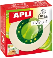 Banda adeziva Apli Invisible 19 mm x 33 m 