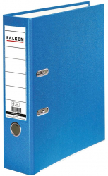 Biblioraft Falken plastifiat 80 mm bleu 
