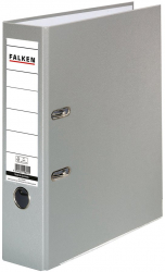 Biblioraft Falken plastifiat 80 mm gri 