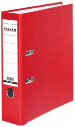 Biblioraft Falken plastifiat 80 mm rosu 
