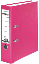 Biblioraft Falken plastifiat 80 mm roz 
