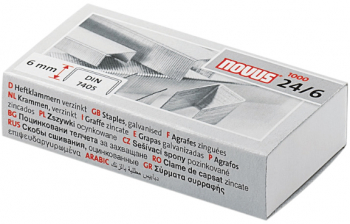 Capse Novus 24/6 1000 bucati/cutie 