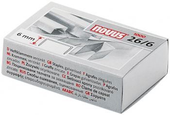 Capse Novus 26/6 1000 bucati/cutie 