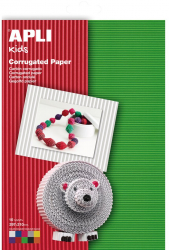 Carton ondulat APLI A4 culori asortate 10 coli/set 