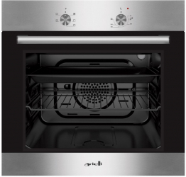 Cuptor incorporabil ARIELLI AOE-556IP Volum 56 l 5 programe Timer 40-240 and deg C Ventilare Clasa A Inox 