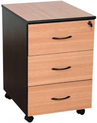 Dulapior mobil Office Line PAL stejar/negru 43x52x67 cm 