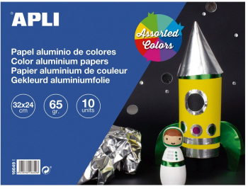Hartie tip staniol Apli dimensiune 320 x 440 mm culori asortate 