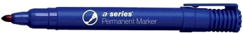 Marker permanent A-series varf rotund 2 mm albastru 