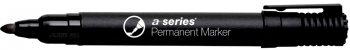 Marker permanent A-series varf rotund 2 mm negru 