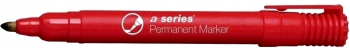 Marker permanent A-series varf rotund 2 mm rosu 