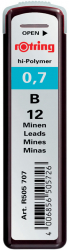 Mine creion mecanic Rotring 0.7 mm B 12 bucati/cutie 
