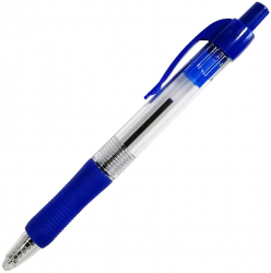 Pix cu gel cu mecanism WB grip 0.7 mm albastru 