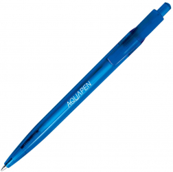 Pix cu mecanism Aquapen 0.7 mm plastic reciclat albastru 