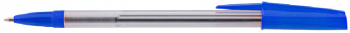 Pix fara mecanism corp transparent scriere albastru 50 bucati/cutie 