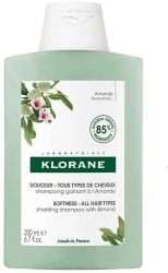Sampon hidratant imbogatit cu ulei de migdale dulci Klorane Almond Unisex 200 ml 