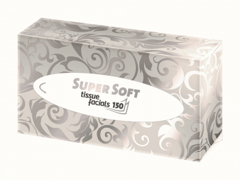 Servetele faciale Wepa Supersoft 2 straturi albe 150 bucati/cutie