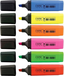 Textmarker A-series varf 1-5 mm 8 culori/set 