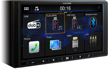 Sistem multimedia Alpine ILX-W690D compatibil Apple carplay si Android auto ecran 7 DAB+