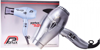 Uscator profesional de par Parlux Advance Tehnologie cu Ioni si Invelis Ceramic 2200W Functie Anti-incalzire 4 setari temperatura Gri 