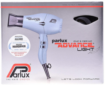 Uscator profesional de par Parlux Advance Tehnologie cu Ioni si Invelis Ceramic 2200W Functie Anti-incalzire 4 setari temperatura Negru 