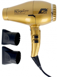 Uscator profesional de par Parlux Alyon Air Ionizer Tech 2250W Functie Anti-incalzire 4 setari temperatura 2 setari de viteza Auriu 