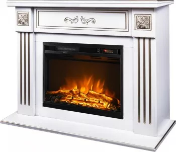 Semineu Electric Praga si Lorance - Art Flame - 883 x 290 x 1087 mm - 1500W - Flacara Multicolora- Telecomanda 