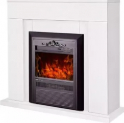 Semineu Electric Agnes White si Cristina - Art Flame - 850 x 300 x 950 mm - 2000W - Display manual - Telecomanda 