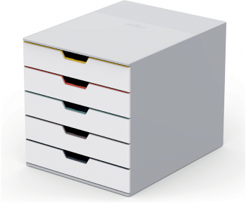 Organizator cu 5 sertare Durable Varicolor MIX 280x292x356mm rezistent durabil 