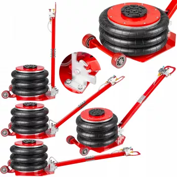 Cric pneumatic 6 Tone cu maner reglabil perna aer pentru vulcanizare 15-40cm MXPP6T 
