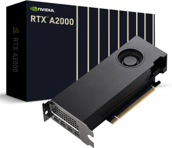 Placa Video NVIDIA RTX A2000 12GB GDDR6 ECC 192-bit DLSS VCNRTXA2000-12GB-PB 