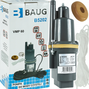 Pompa apa submersibila diafragma vibratie 280W 1050L h 70m B5202