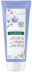 Balsam de par cu extract de fibra de in pentru volum Klorane Volume 200 ml 