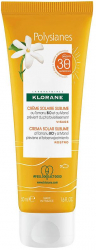 Crema faciala cu protectie solara SPF 30+ pentru toate tipurile de ten Klorane Monoi Y Tamanu 50 ml 