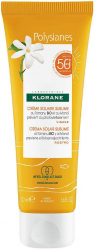 Crema faciala cu protectie solara SPF 50+ pentru toate tipurile de ten Klorane Monoi Y Tamanu 50 ml 