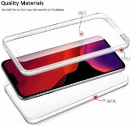 Husa Xiaomi Mi 11 Ultra 360 Grade silicon fata TPU spate Transparenta 