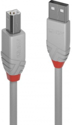 Cablu Lindy 0.5m USB 2.0 Type A to B Ant 