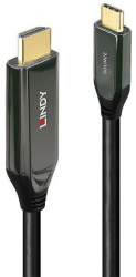 Cablu Lindy 43368 HDMI - USB-C 2m Black 