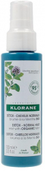 Spray pentru improspatarea si revigorarea parului poluat cu aroma de menta Klorane A La Menta Acuatica 100 ml 