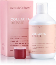 Colagen Repair din Peste Lichid Hidrolizat de Tip 1 si 3 cu 10.000mg + Acid Hialuronic + Biotina + MSM + Zinc + Siliciu + Vitamin 