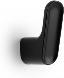 Agatatoare cuier Luv Zamak finisaj negru mat 51.2x17.5x41.1 mm 