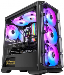 Desktop PC Ryzen 7 5700X pana la 4.6 Ghz 32 GB DDR4 ssd 1 TB m.2 NVME AMD Radeon RX 6700 XT 12 GB DDR6 192 bit sursa 600w