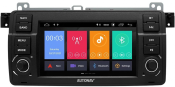 Navigatie AUTONAV Android GPS Dedicata BMW Seria 3 E46 Model Classic Memorie 32GB Stocare 2GB DDR3 RAM Display 7