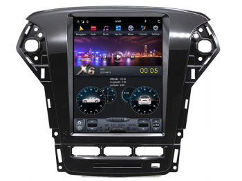 Navigatie AUTONAV Android GPS Dedicata Ford Mondeo MK4 Facelift 2010-2014 Stil Tesla 16GB Stocare 1GB DDR3 RAM Display 10 