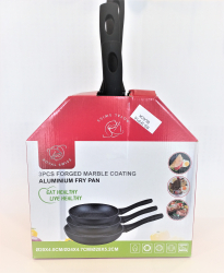 Set 3 tigai cu interior marmorat 20/24/28 cm RS-3FP1A 