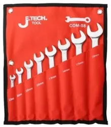 Set chei combinate JeTech COM-S8A O5.5-19 mm 8 piese 